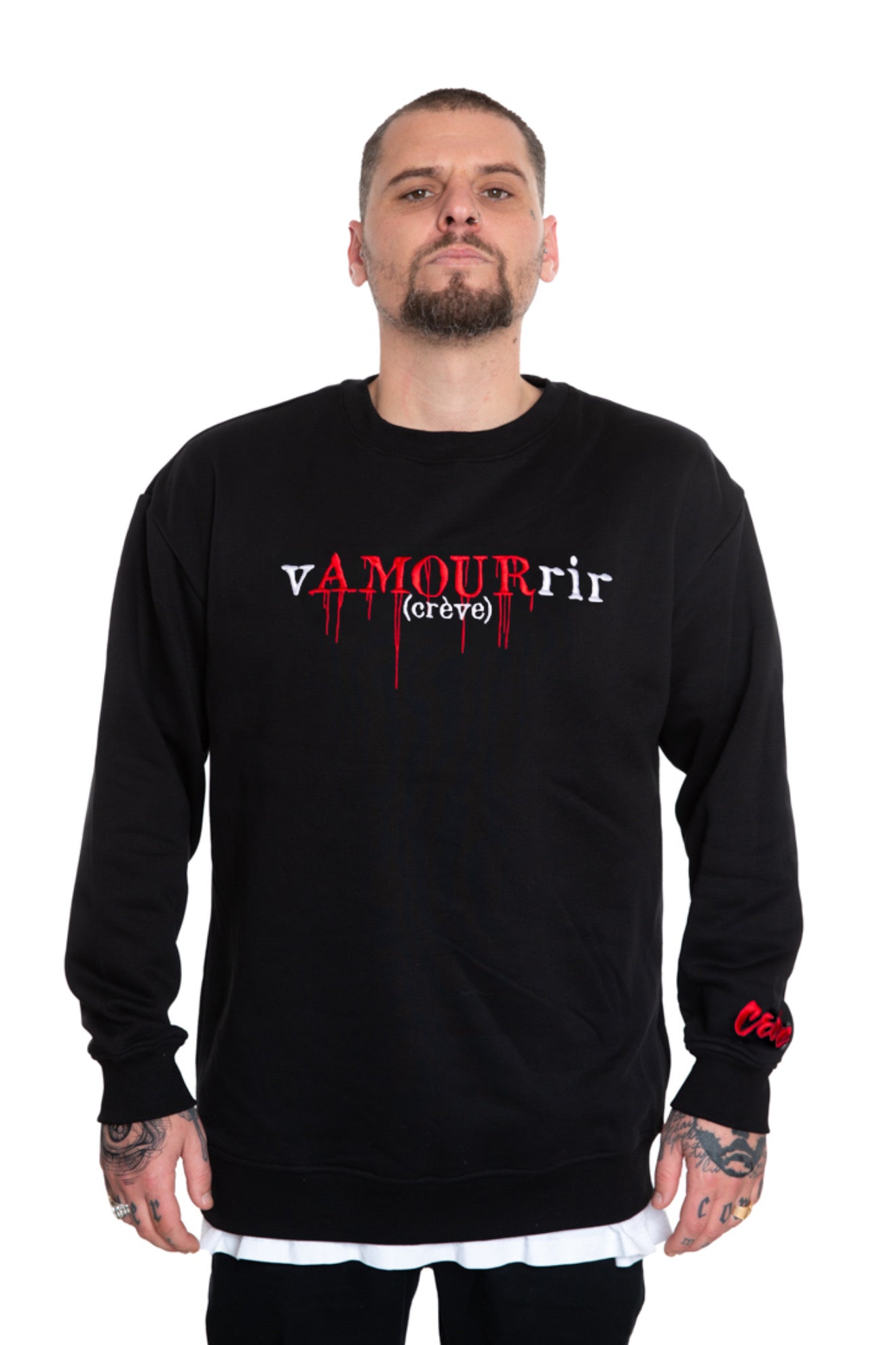 Sweat Crewneck - "AMOUR " Crève