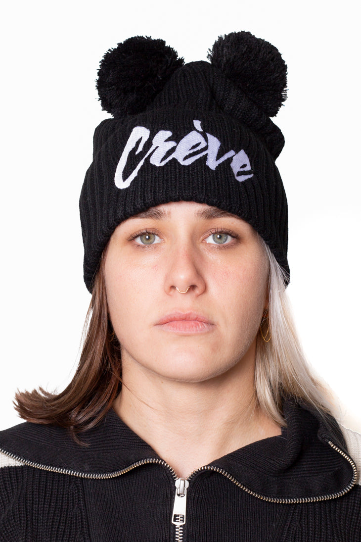 Bonnet - "Crève" DOUBLE POMPONS CONCEPT